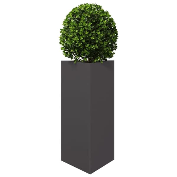vidaXL plantekrukker 2 stk. 40x34,5x70 cm trekantet stål sort