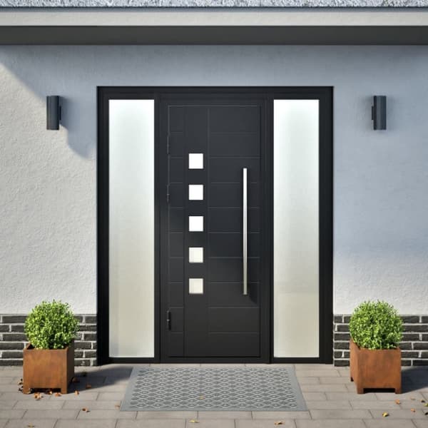 vidaXL Hageplanter 2 stk 30x30x30 cm oksidert stål