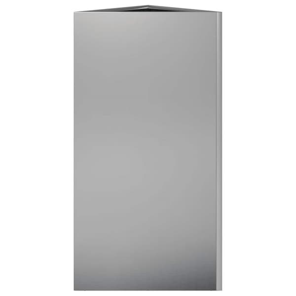 vidaXL Plantekasser 2 stk trekantet 40x40x75 cm galvanisert stål