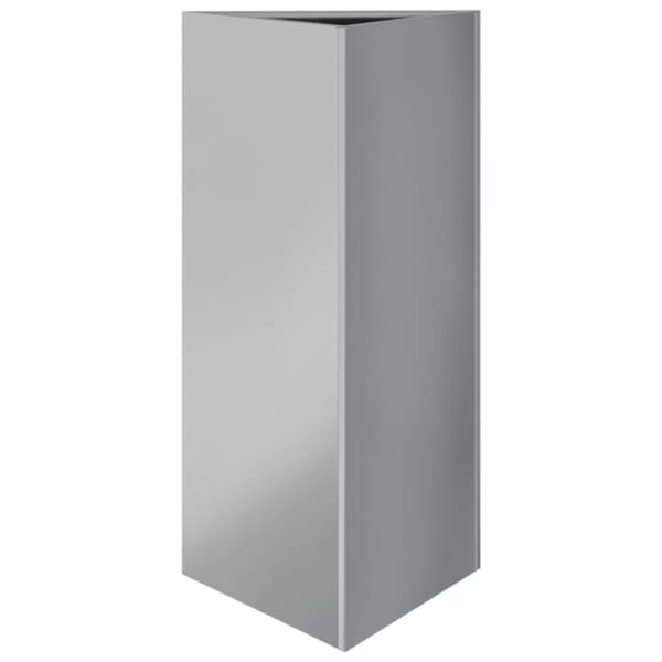 vidaXL plantekasser 2stk. 40x40x75 cm trekantet galvaniseret stål