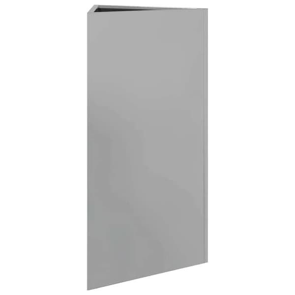 vidaXL plantekasser 2stk. 40x40x75 cm trekantet galvaniseret stål