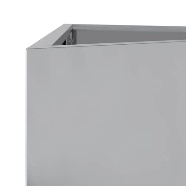 vidaXL plantekasser 2stk. 40x40x75 cm trekantet galvaniseret stål
