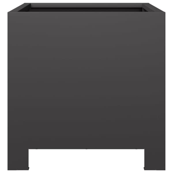 vidaXL plantekasser 2 stk. 30x30x30 cm stål sort