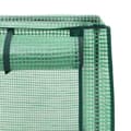 Miniatyrbillede 8 af 10: vidaXL højbed med drivhusovertræk 120x40x138 cm rattan-look