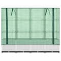 Miniatyrbillede 5 af 10: vidaXL højbed med drivhusovertræk 160x40x138 cm rattan-look