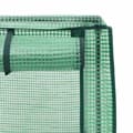 Miniatyrbillede 8 af 10: vidaXL højbed med drivhusovertræk 80x40x138 cm rattan-look