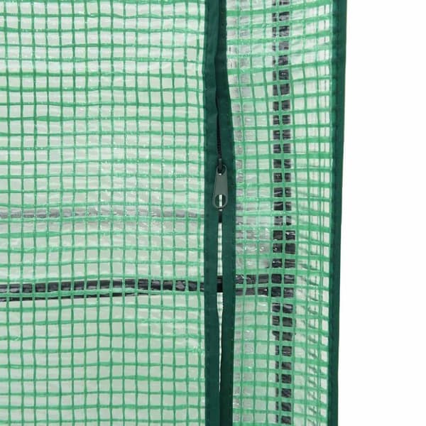 vidaXL højbed med drivhusovertræk 80x40x138 cm rattan-look