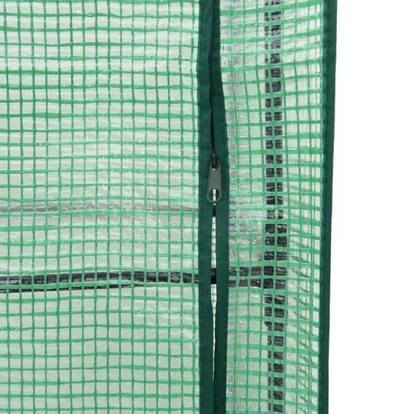 vidaXL Odlingslåda med växthusöverdrag rottinglook 80x40x138 cm