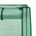 Miniatyrbillede 8 af 10: vidaXL højbed med drivhusovertræk 40x40x123 cm rattan-look