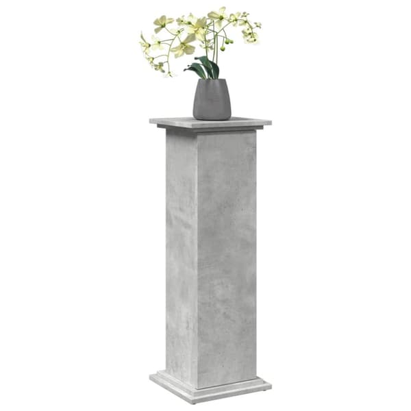 vidaXL Esittelyteline säilytystila harmaa 31x30x90 cm tekninen puu