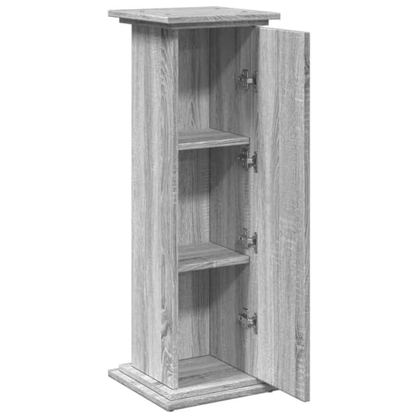 vidaXL piedestal med opbevaring 31x30x90 cm konstrueret træ