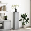Miniatyrbilde 2 av 11: vidaXL Pidestall med oppbevaring grå sonoma 31x30x90 cm konstruert tre