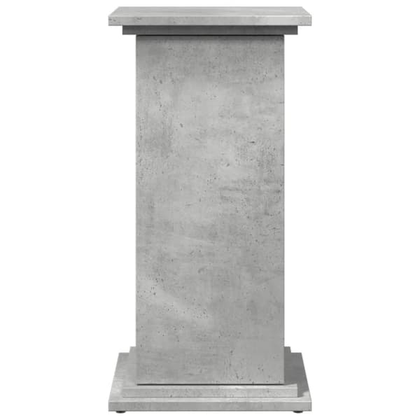 vidaXL piedestal med opbevaring 31x30x60 cm konstrueret træ betongrå