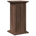 Miniatyrbilde 3 av 11: vidaXL Pidestall med oppbevaring brun eik 31x30x60 cm konstruert tre
