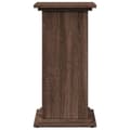 Miniatyrbilde 6 av 11: vidaXL Pidestall med oppbevaring brun eik 31x30x60 cm konstruert tre