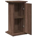 Miniatyrbilde 7 av 11: vidaXL Pidestall med oppbevaring brun eik 31x30x60 cm konstruert tre