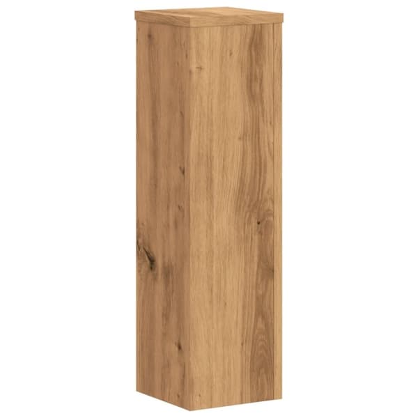 vidaXL Växtställ 2 st ek 17x17x60 cm konstruerat trä