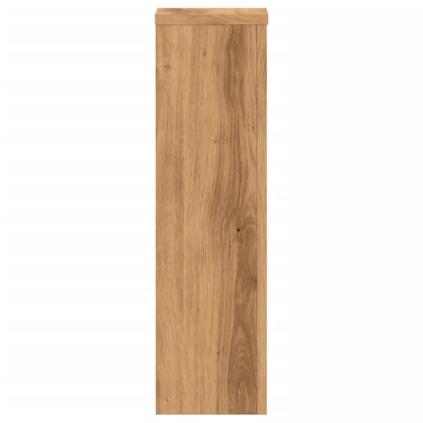 vidaXL Växtställ 2 st ek 17x17x60 cm konstruerat trä
