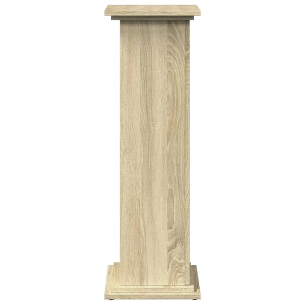vidaXL Pidestall med oppbevaring sonoma eik 31x30x90 cm konstruert tre