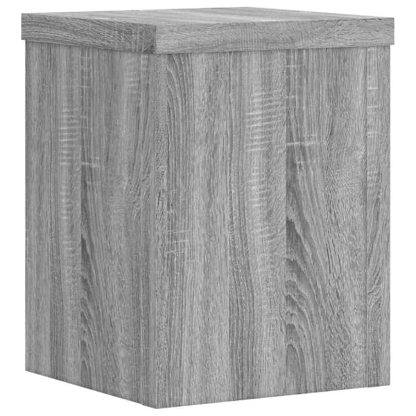 vidaXL Plantestativer 2 stk grå sonoma 15x15x20 cm konstruert tre