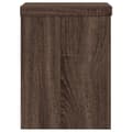 Miniatyrbilde 7 av 11: vidaXL Plantestativer 2 stk brun eik 15x15x20 cm konstruert tre