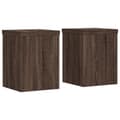 Miniatyrbilde 1 av 11: vidaXL Plantestativer 2 stk brun eik 15x15x20 cm konstruert tre