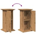 Miniatyrbilde 10 av 11: vidaXL Pidestall med oppbevaring hvit 31x30x60 cm konstruert tre
