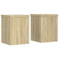 Miniatyrbilde 3 av 11: vidaXL Plantestativer 2 stk sonoma eik 15x15x20 cm konstruert tre