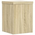 Miniatyrbilde 5 av 11: vidaXL Plantestativer 2 stk sonoma eik 15x15x20 cm konstruert tre