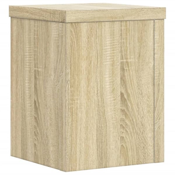 vidaXL Plantestativer 2 stk sonoma eik 15x15x20 cm konstruert tre