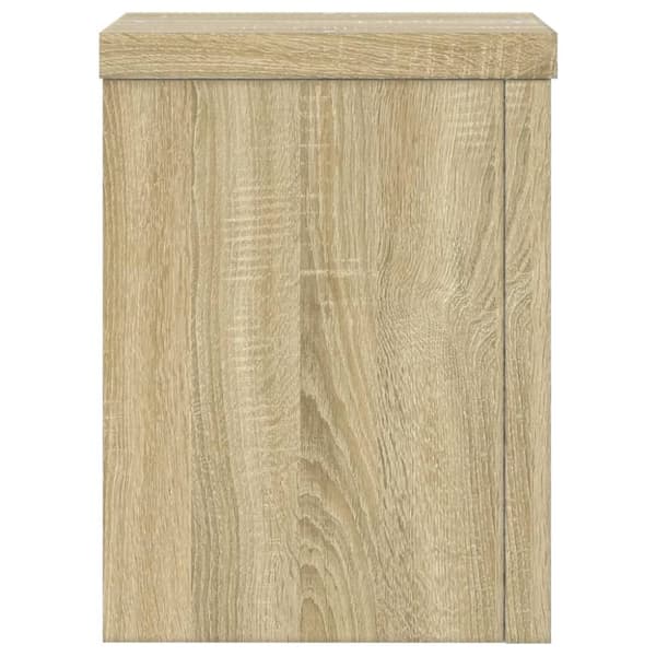 vidaXL Plantestativer 2 stk sonoma eik 15x15x20 cm konstruert tre