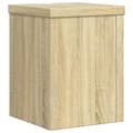 Miniatyrbilde 8 av 11: vidaXL Plantestativer 2 stk sonoma eik 15x15x20 cm konstruert tre