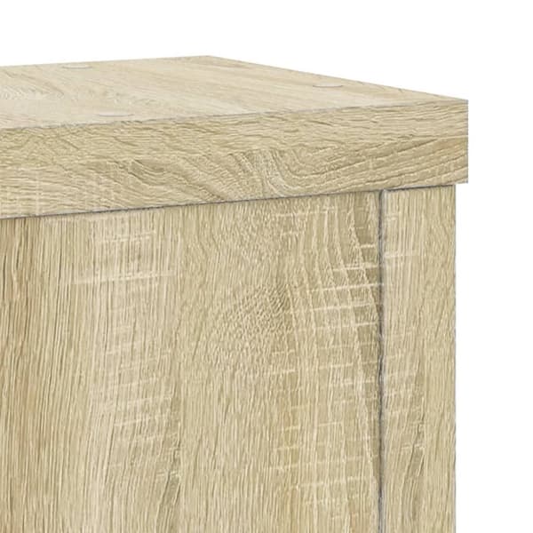 vidaXL Plantestativer 2 stk sonoma eik 15x15x20 cm konstruert tre