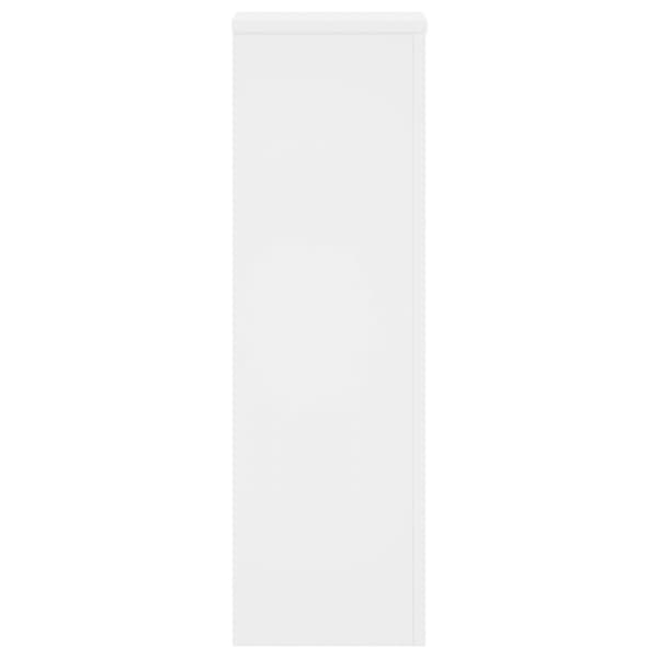 vidaXL Plantestativer 2 stk hvit 25x25x80 cm konstruert tre