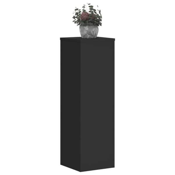 vidaXL plantestativer 2 stk. 25x25x80 cm konstrueret træ sort