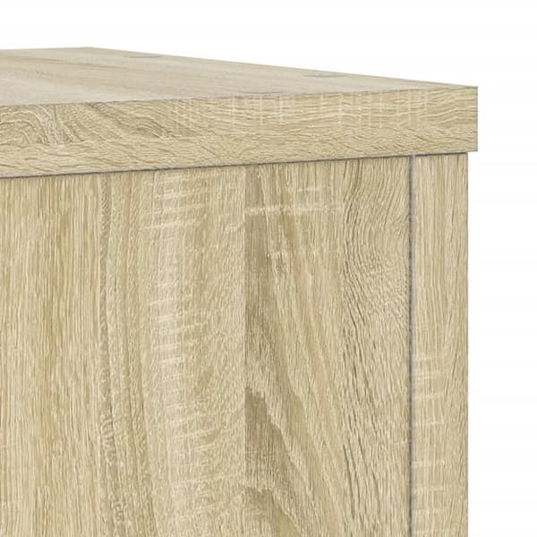 vidaXL Kasvitelineet 2 kpl Sonoma-tammi 25x25x80 cm tekninen puu