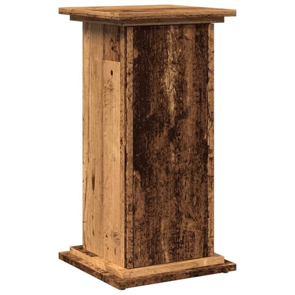 vidaXL Esittelyteline säilytystila vanha puu 31x30x60 cm tekninen puu