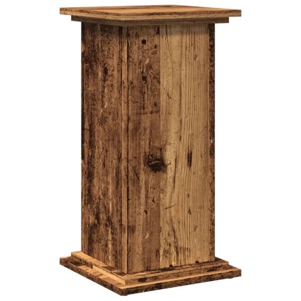 vidaXL Esittelyteline säilytystila vanha puu 31x30x60 cm tekninen puu