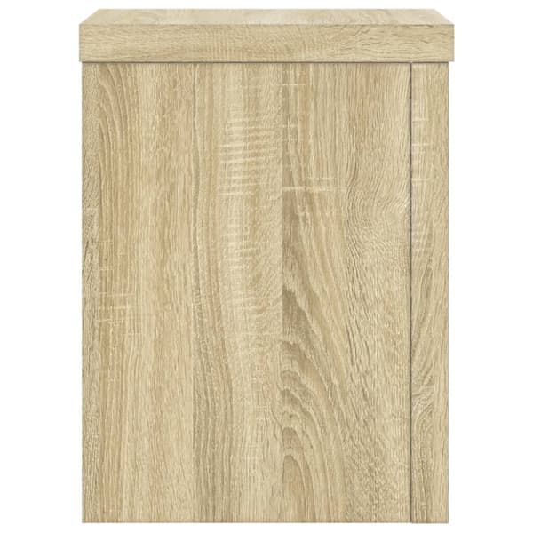 vidaXL plantestativer 2 stk. 15x15x20 cm konstrueret træ sonoma-eg
