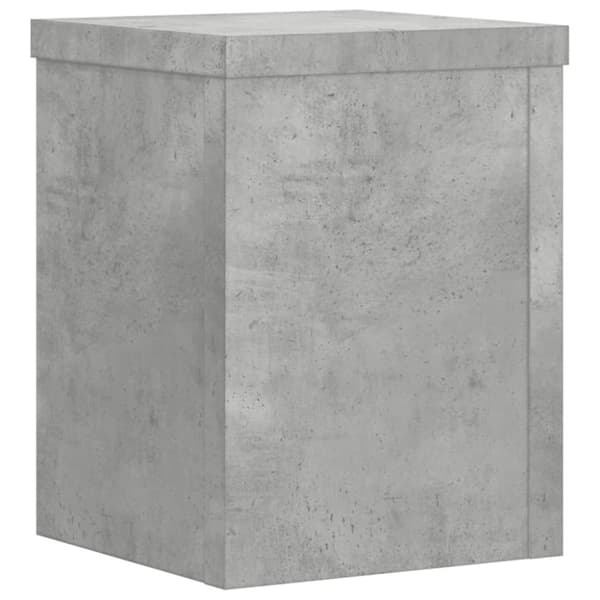 vidaXL plantestativer 2 stk. 15x15x20 cm konstrueret træ betongrå