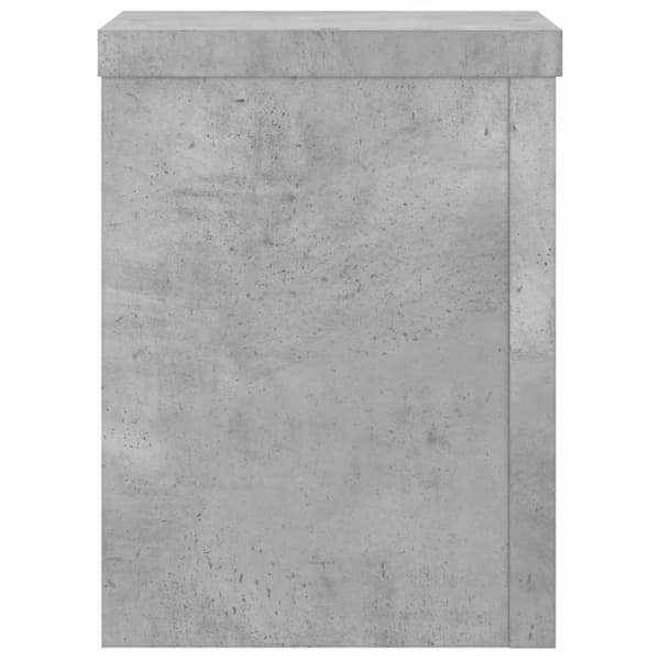vidaXL plantestativer 2 stk. 15x15x20 cm konstrueret træ betongrå