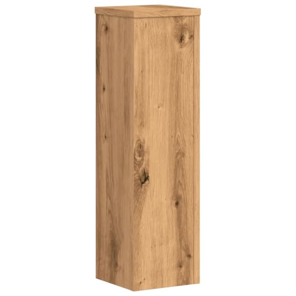 vidaXL Kasvitelineet 2 kpl artesaani tammi 17x17x60 cm tekninen puu
