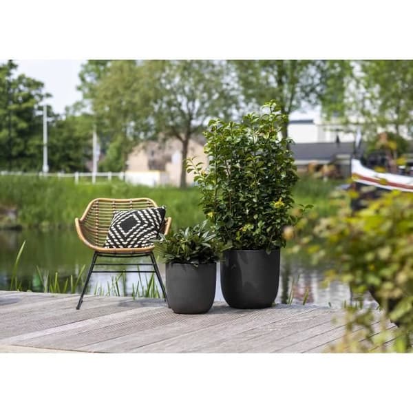 Capi Jardiniere Urban Smooth 43x41 cm svart KBL933 424348