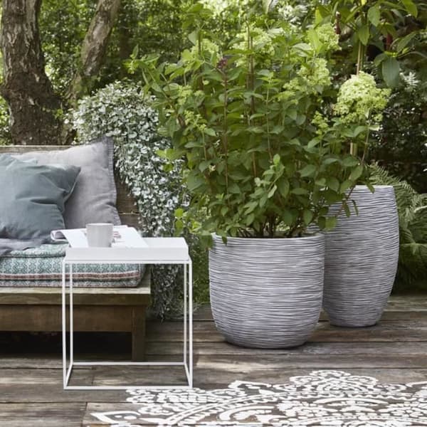 Capi Jardiniere Nature Rib 54x52 cm elfenben KOFI935 424241