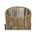 Miniatyrbilde 2 av 3: Sett med blomsterpotter Home ESPRIT Svart Metall Fiber 23 x 23 x 76,5 cm