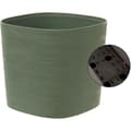 Miniatyrbild 3 av 4: Kruka med vattenreserv - GARDEN ID Respect - Verdigris 25 x 25 cm - 100% hushållsavfall - 100% återvinningsbart - Strukturerad yta.