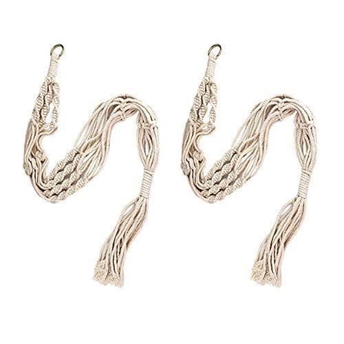 Blomkruka - ZGEER - 2st - Bomull + Jute - 20x18CM - Asymmetrisk