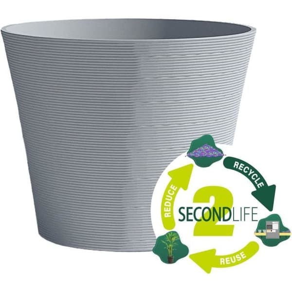 Blomkruka - TRÄDGÅRD ID - Green Care Sense Blå sten - 50 x 41 cm - 10 års garanti - 100 % återvunnet - UV- och frostbeständighet