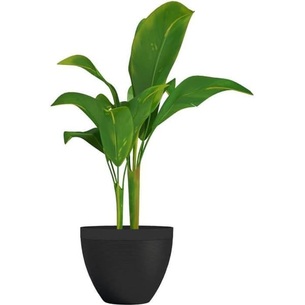 Blomkruka - GARDEN ID - Green Care Impact Black-Anth - 50 x 41 cm - 10 års garanti - 100 % återvunnen - UV/gelbeständig