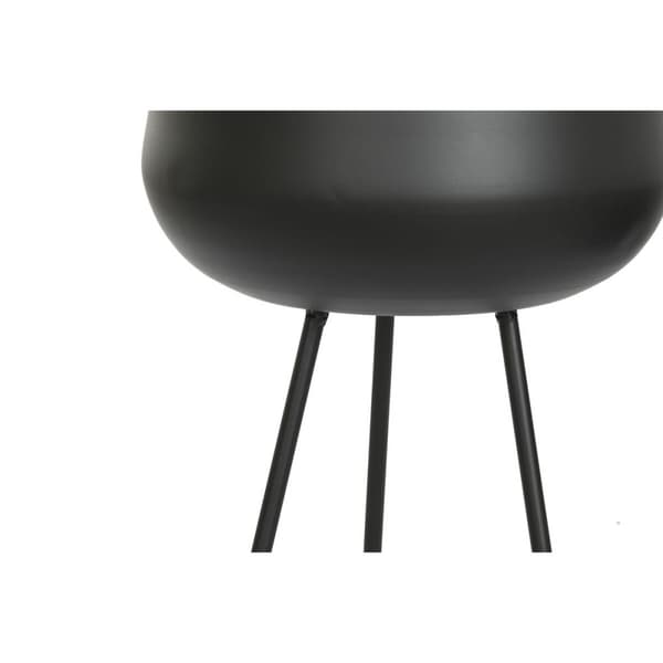 Set med planteringskärl DKD Home Decor 34 x 34 x 70 cm Svart Metall